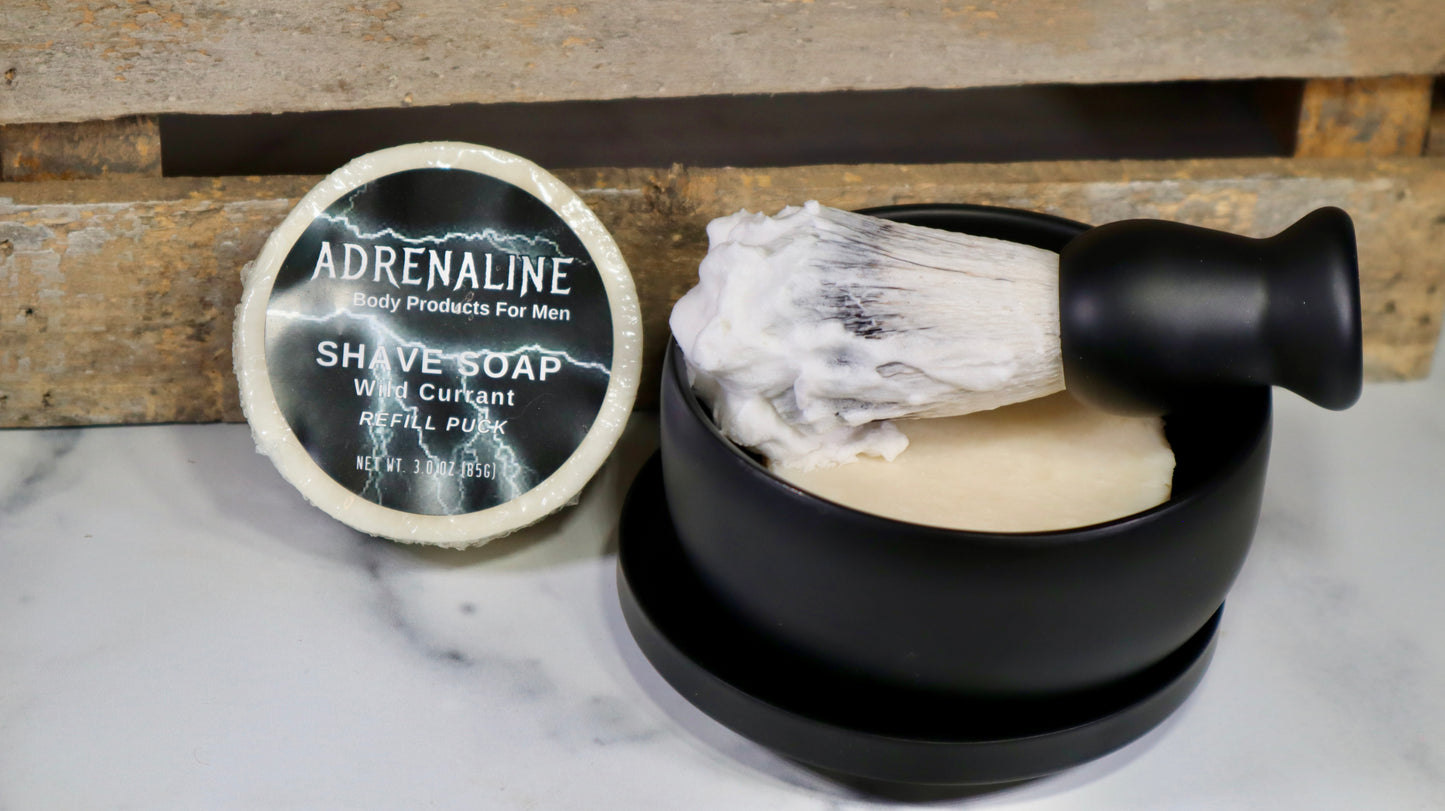 Wild Currant Adrenaline Shave Soap Refill Puck