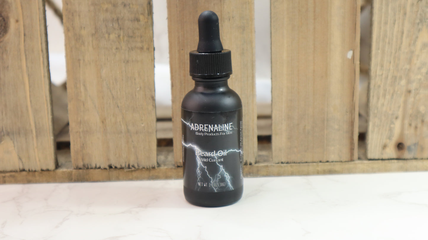 Wild Currant Adrenaline Beard Oil and After Shave Oil