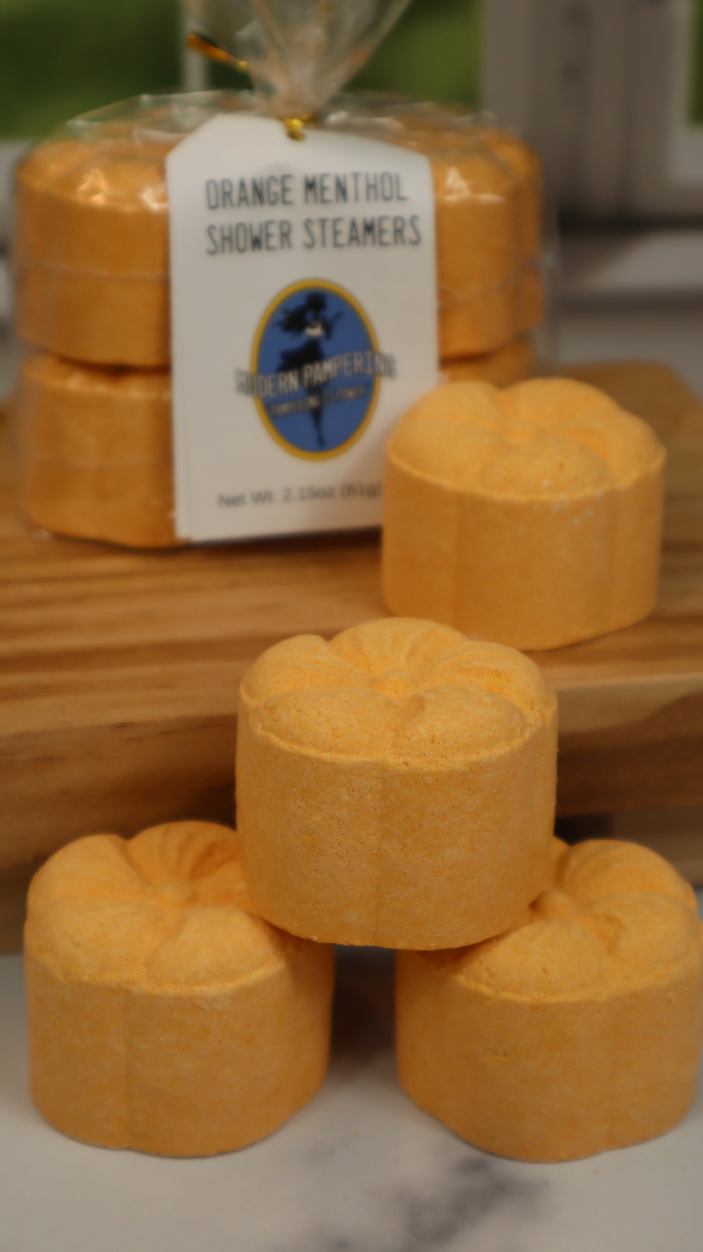 Orange Menthol Shower Steamers