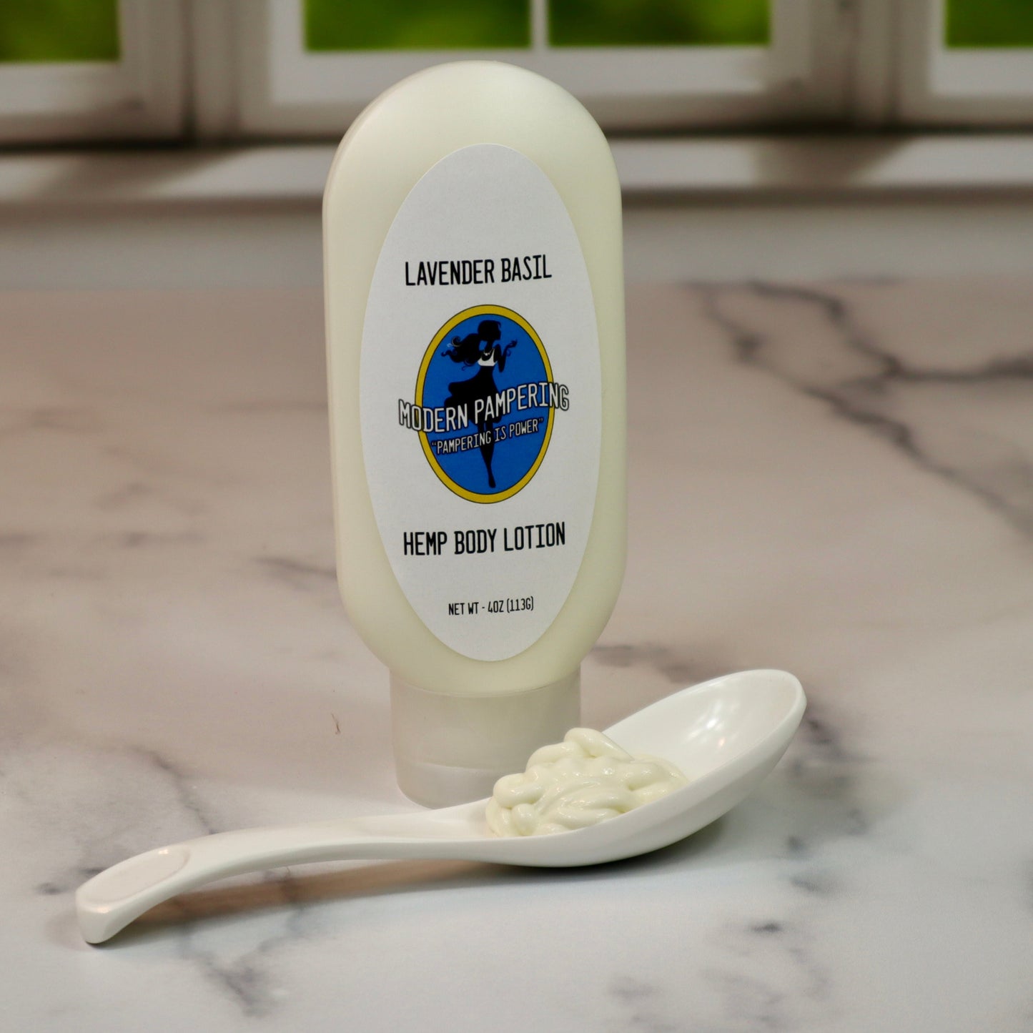 Lavender Basil Hemp Body Lotion 4 oz