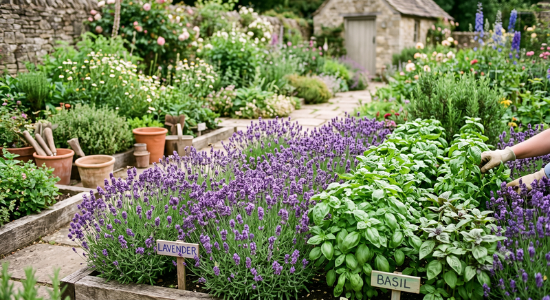 Sun-Drenched Serenity: Discovering Our Lavender & Basil Fragrance