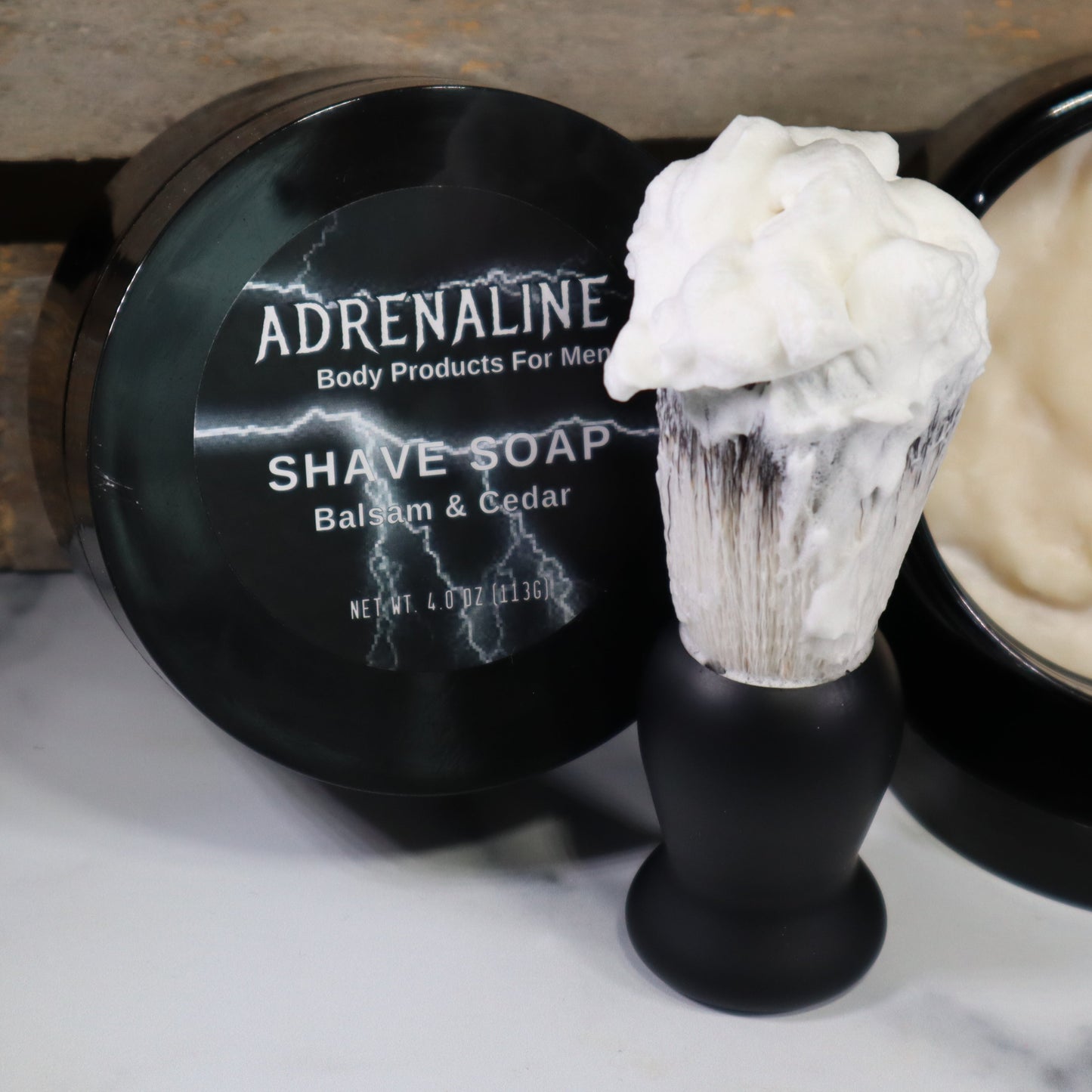 Adrenaline Balsam & Cedar Shave Soap