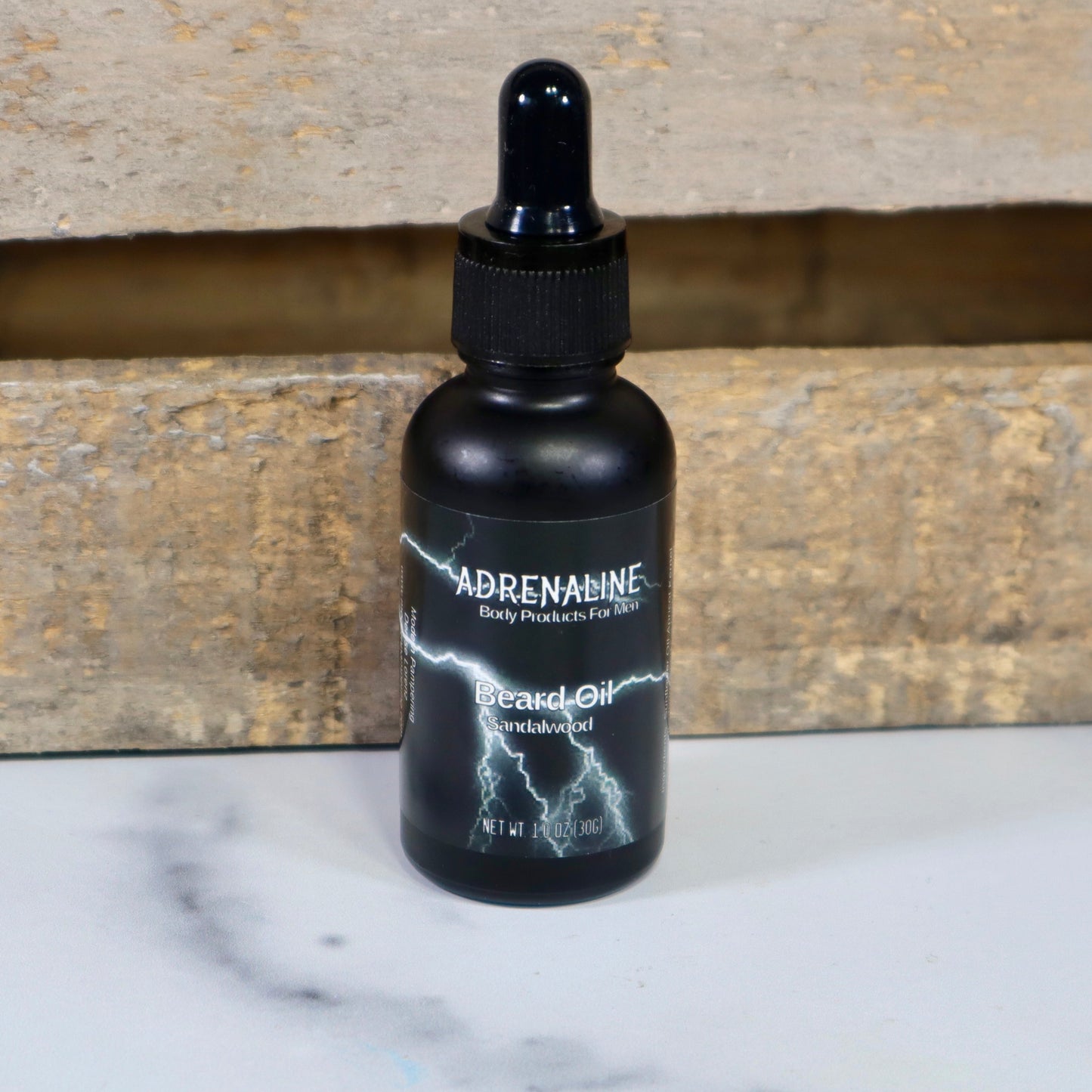Sandalwood Adrenaline Beard Oil and After Shave Oil