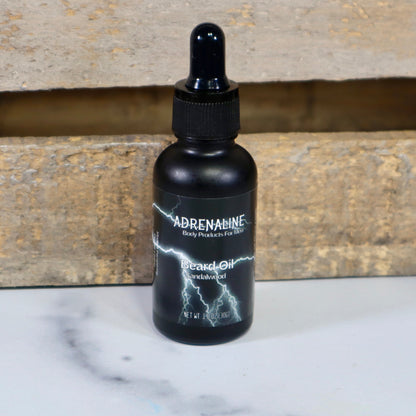 Sandalwood Adrenaline Beard Oil and After Shave Oil