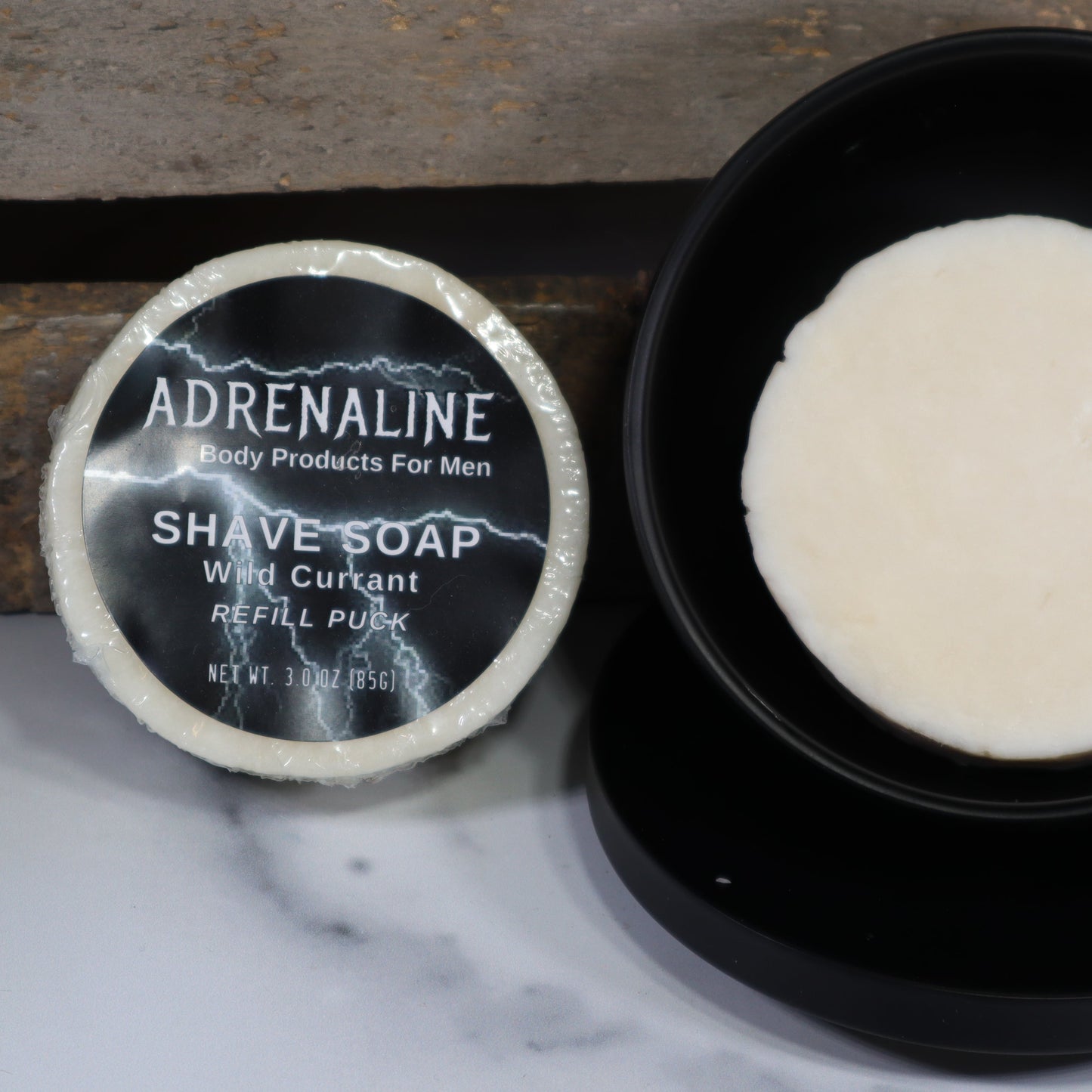 Wild Currant Adrenaline Shave Soap Refill Puck