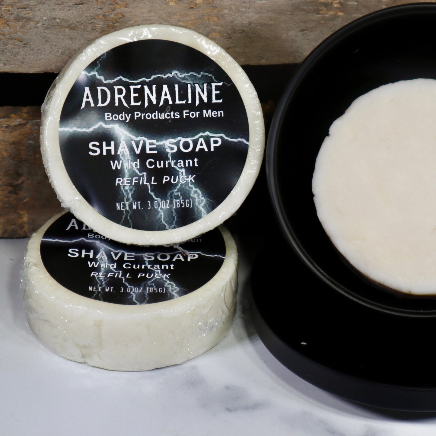 Wild Currant Adrenaline Shave Soap Refill Puck