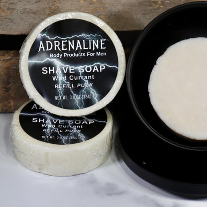 Wild Currant Adrenaline Shave Soap Refill Puck