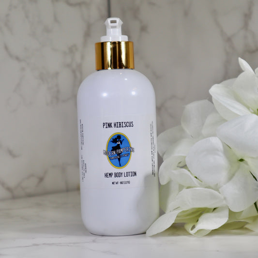 Pink Hibiscus Hemp Body Lotion