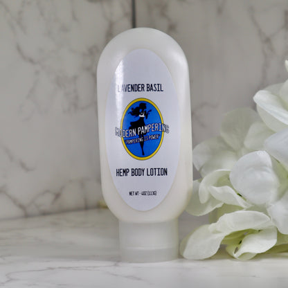 Lavender Basil Hemp Body Lotion 4 oz