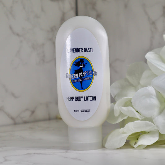 Lavender Basil Hemp Body Lotion 4 oz
