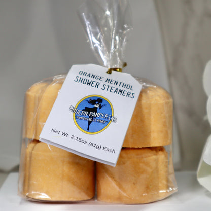 Orange Menthol Shower Steamers