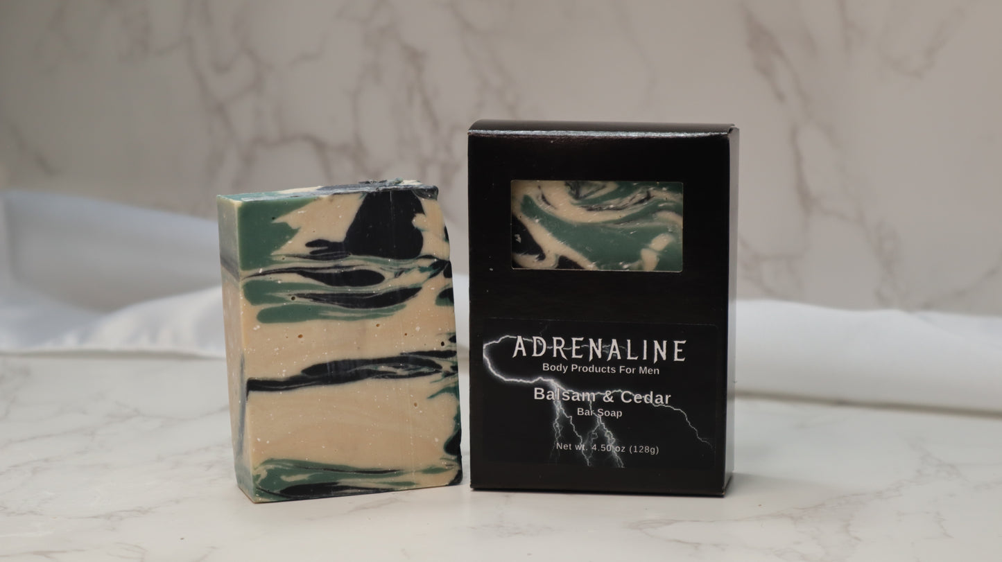Adrenaline Balsam & Cedar Bar Soap