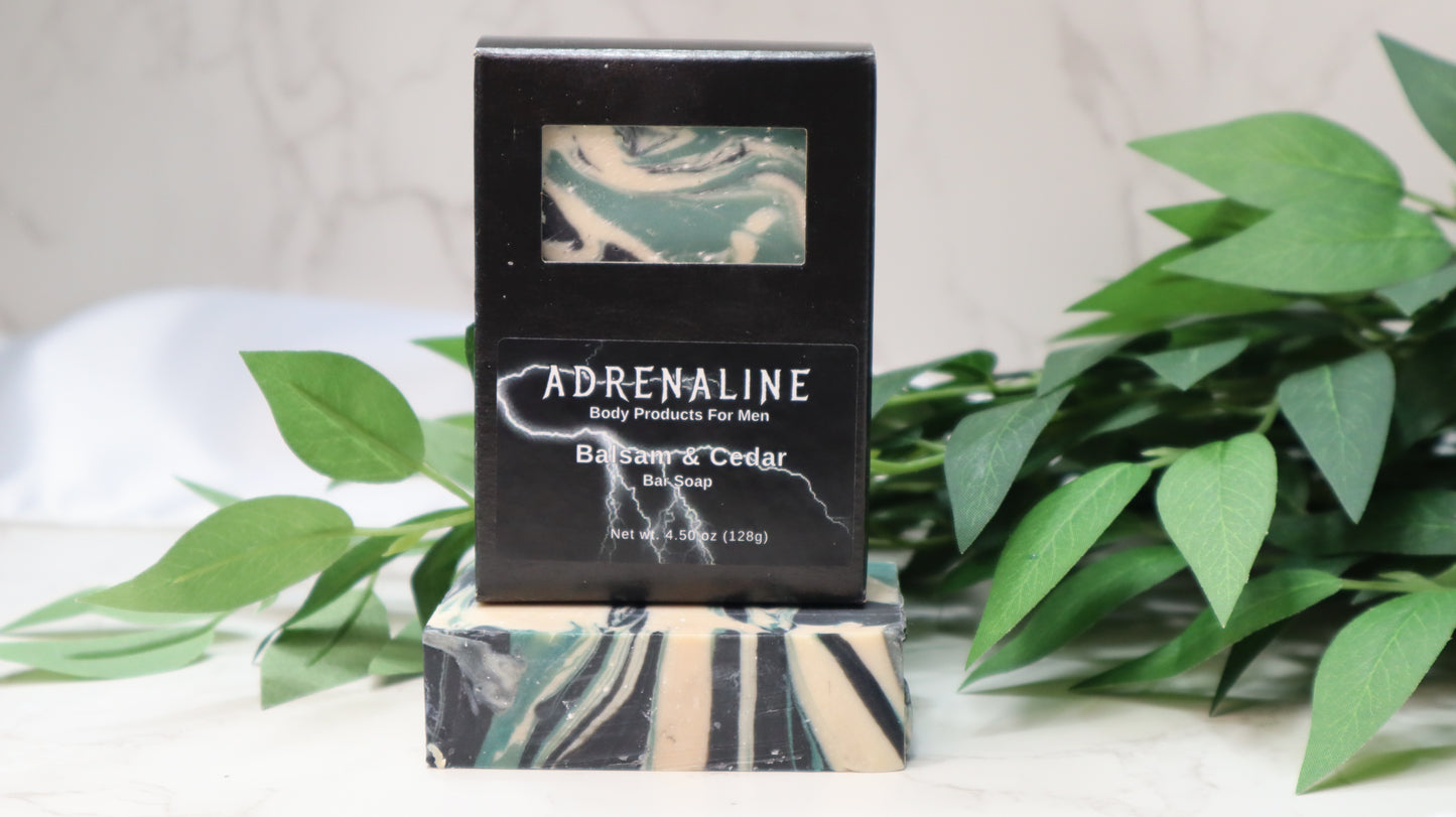 Adrenaline Balsam & Cedar Bar Soap