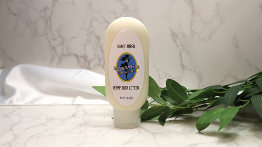 Honey Amber Hemp Body Lotion 4 oz