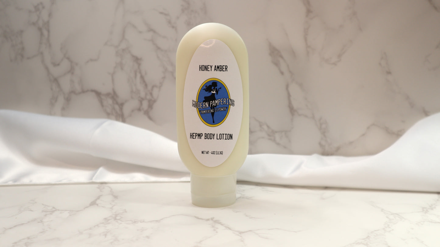 Honey Amber Hemp Body Lotion 4 oz