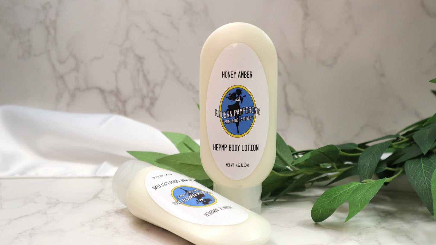 Honey Amber Hemp Body Lotion 4 oz