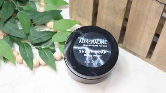 Adrenaline Honey Amber Shave Soap