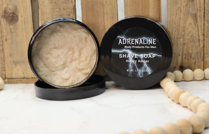 Adrenaline Honey Amber Shave Soap