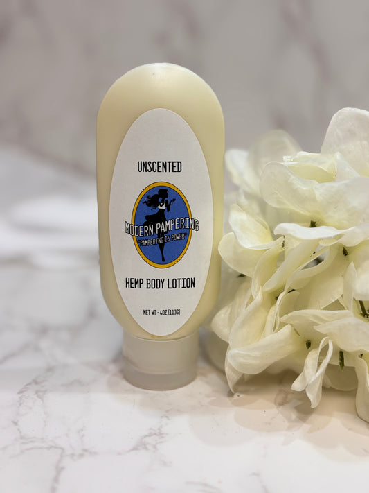Unscented Hemp Body Lotion 4 oz