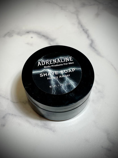 Adrenaline Honey Amber Shave Soap