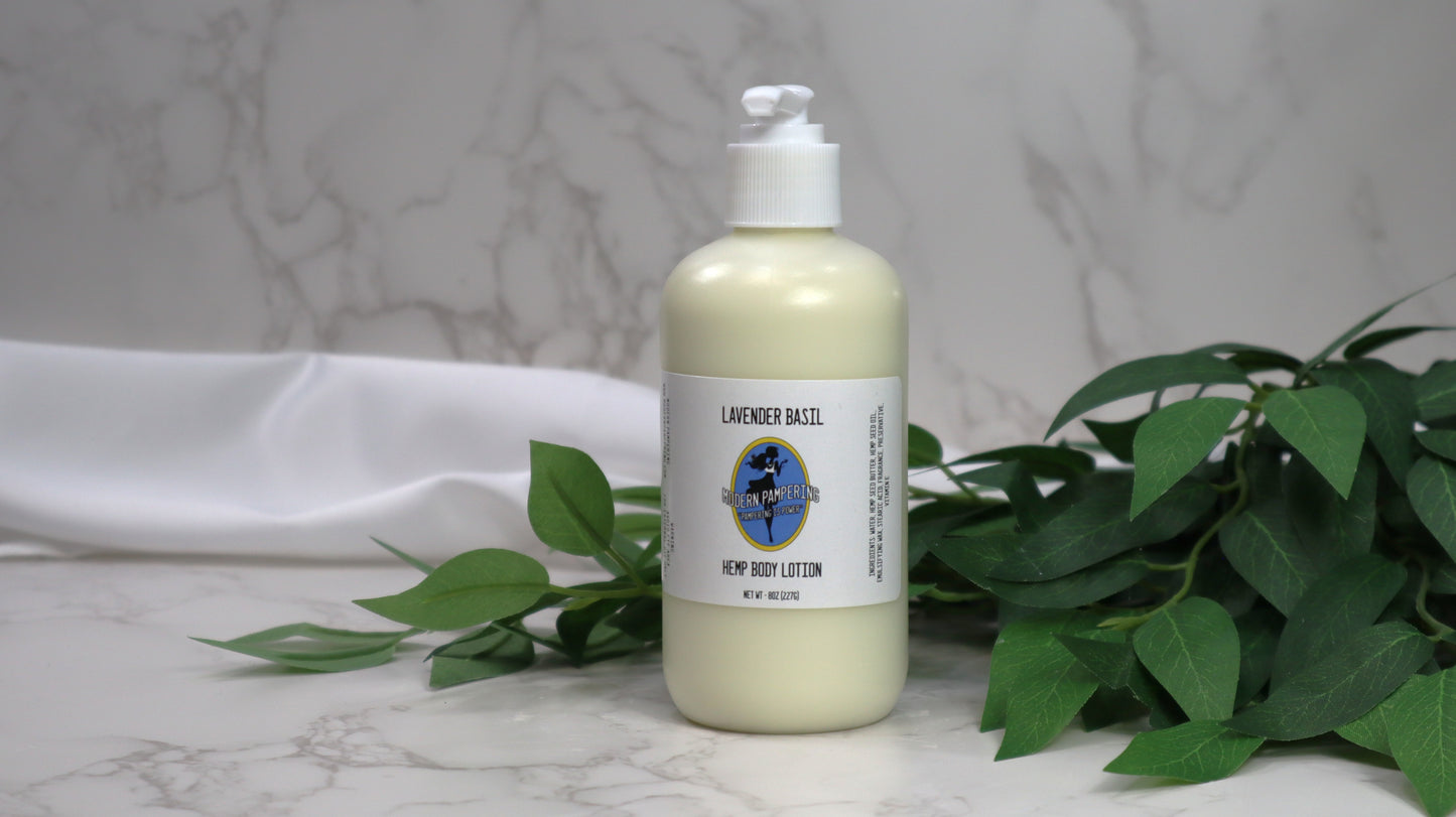 Lavender Basil Hemp Body Lotion
