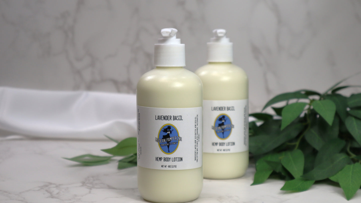 Lavender Basil Hemp Body Lotion