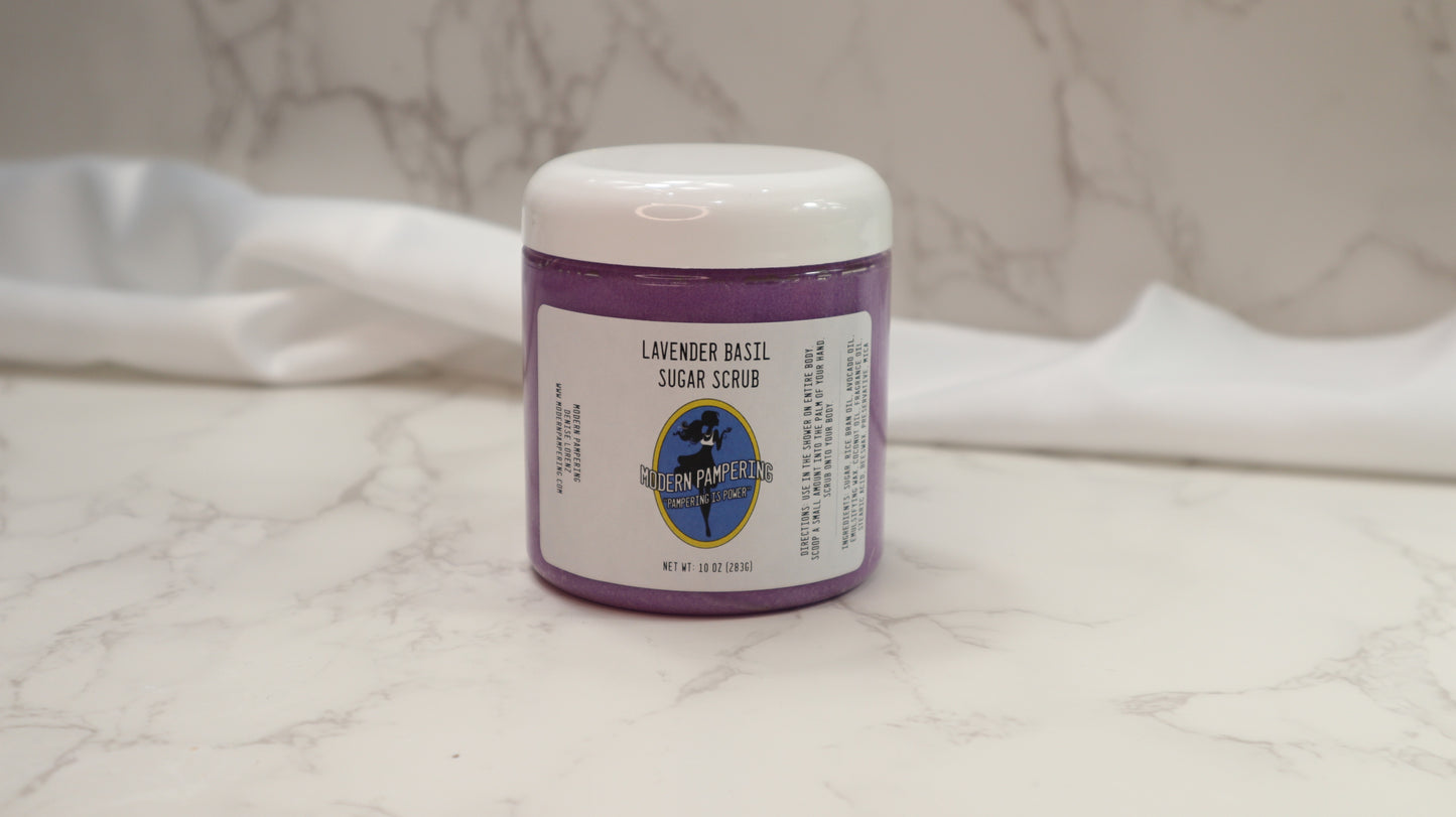 Lavender Basil Sugar Scrub