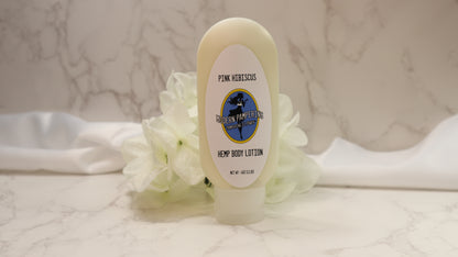 Pink Hibiscus Hemp Body Lotion 4 oz