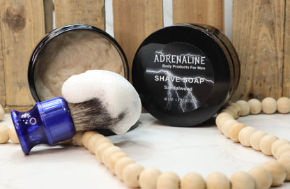 Adrenaline Sandalwood Shave Soap