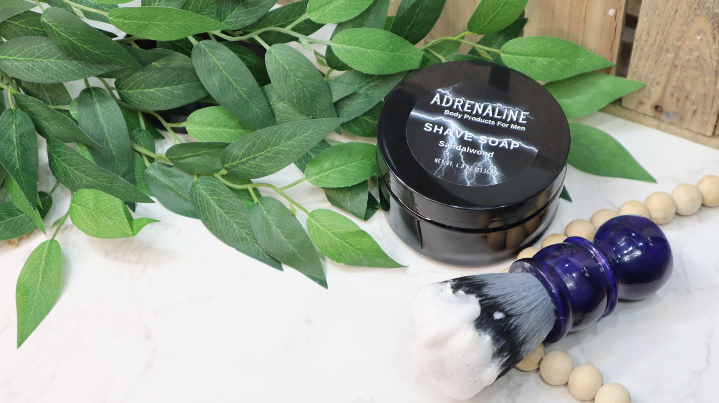 Adrenaline Sandalwood Shave Soap