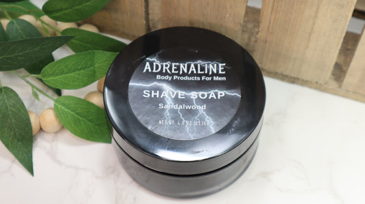 Adrenaline Sandalwood Shave Soap