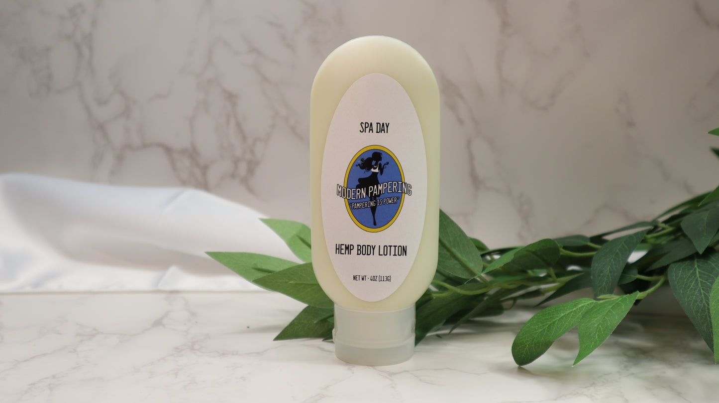 Spa Day Hemp Body Lotion 4 oz