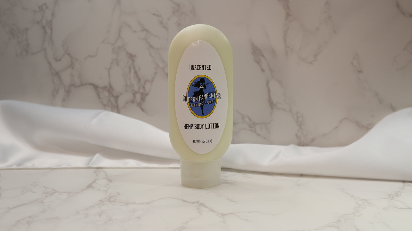 Unscented Hemp Body Lotion 4 oz
