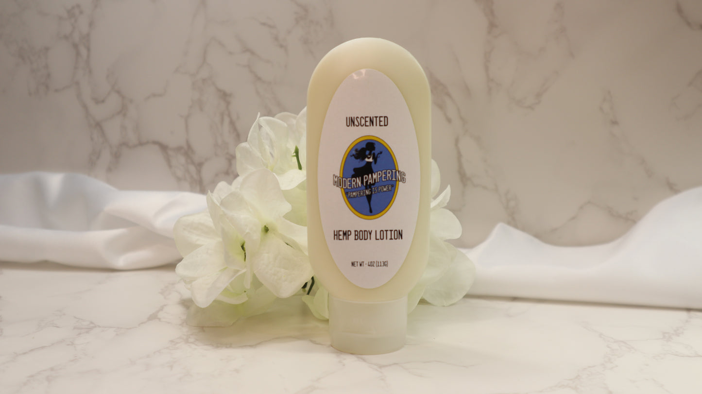 Unscented Hemp Body Lotion 4 oz